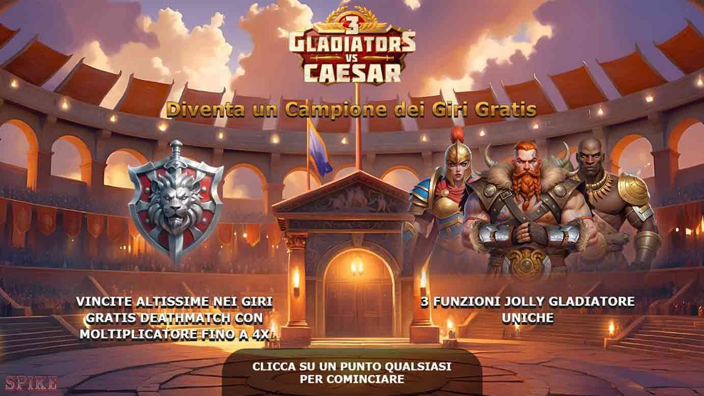 3 Gladiators vs Caesar Slot Gratis