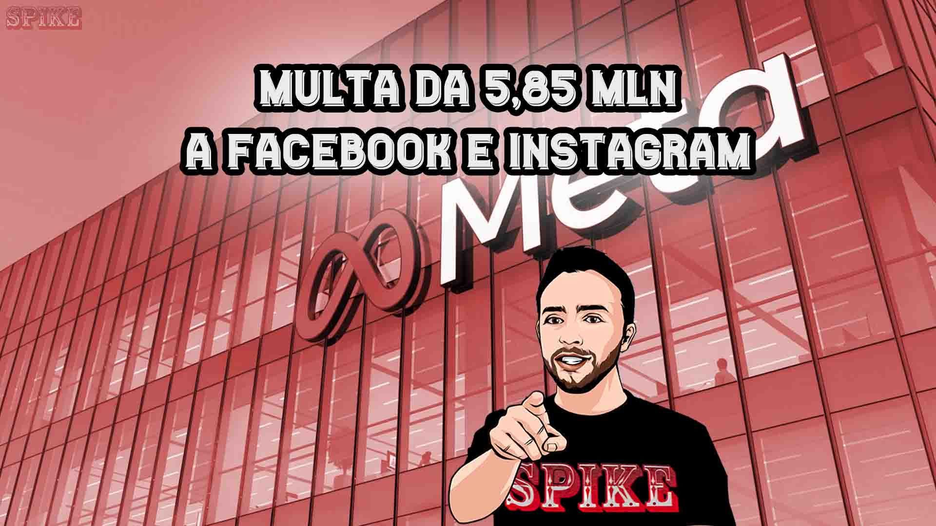 AGCOM Multa Meta 5,85 Milioni