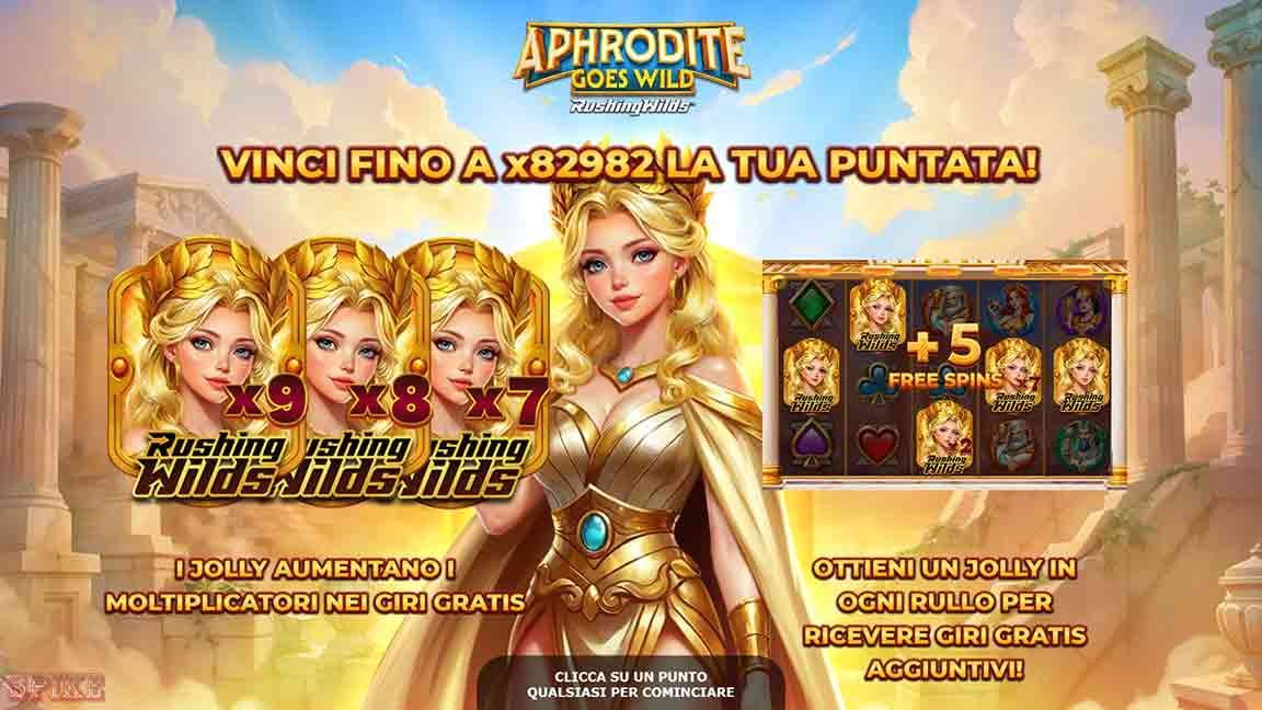 Aphrodite Goes Wild RushingWilds Slot Gratis