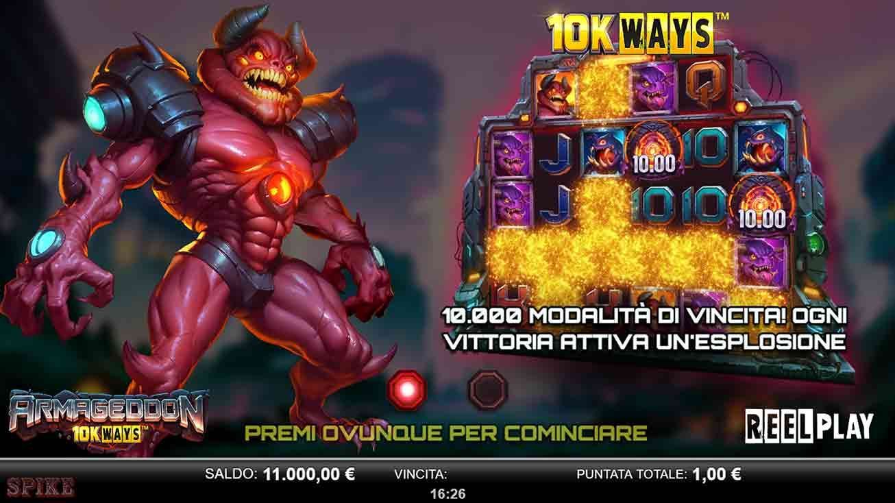 Armageddon 10K WAYS Slot Gratis