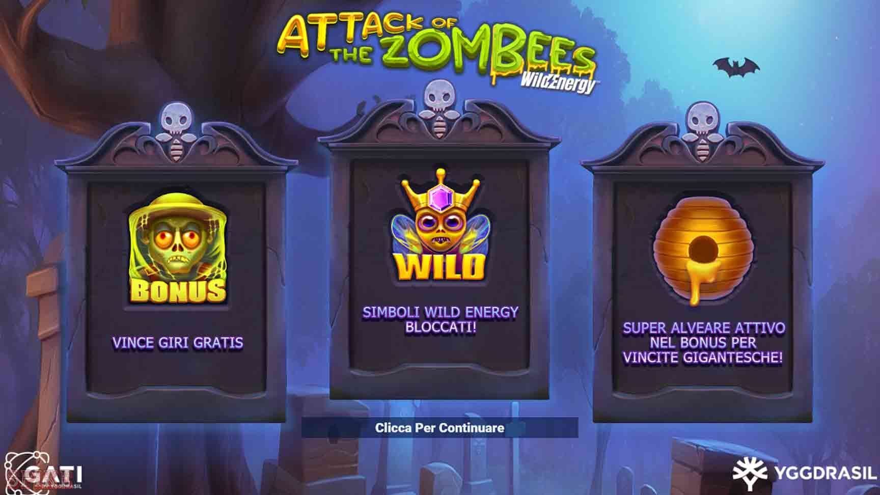 Attack Of The Zombees WildEnergy Slot Gratis