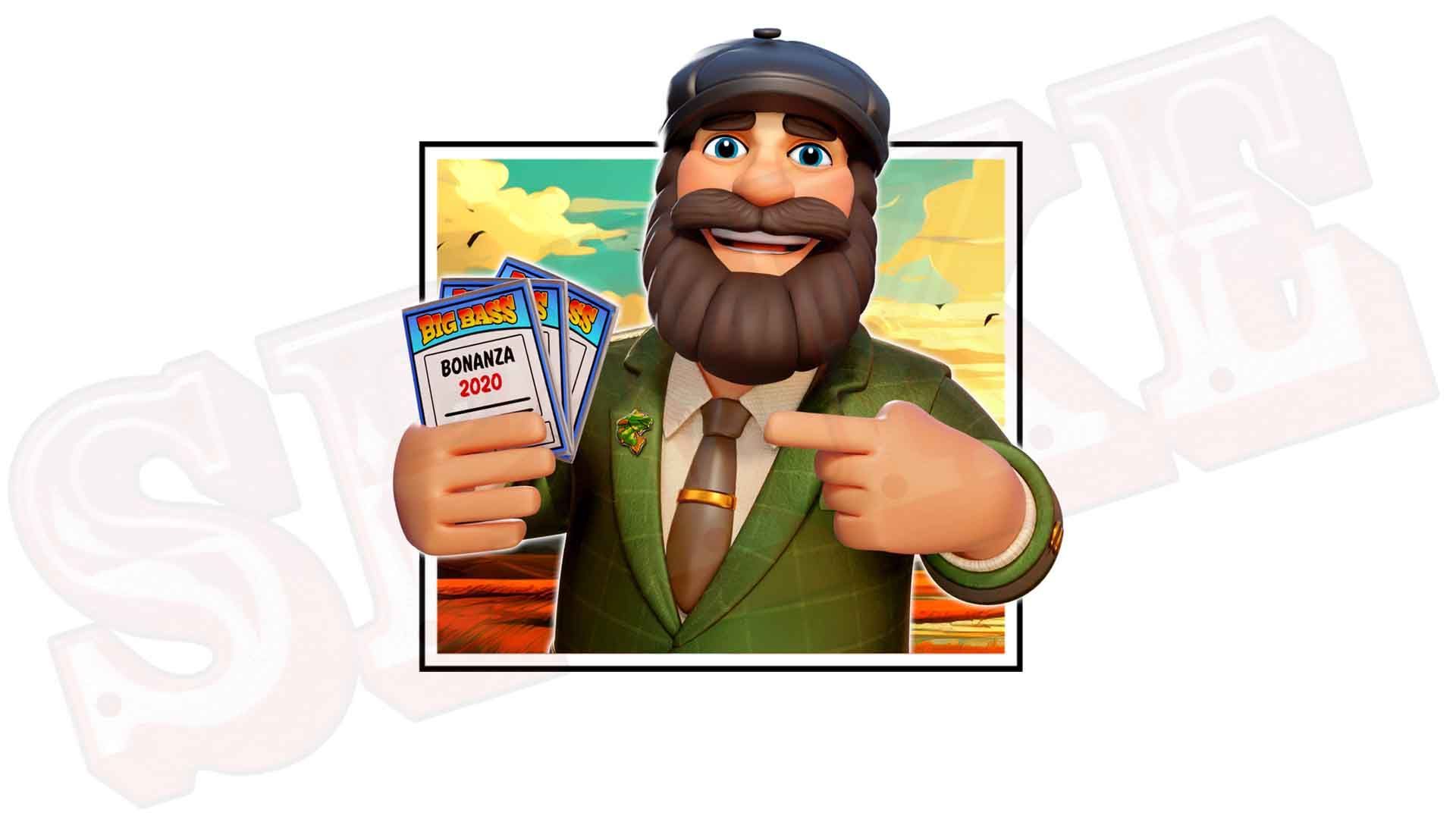 Big Bass Day At The Races Slot Simbolo Wild Uomo