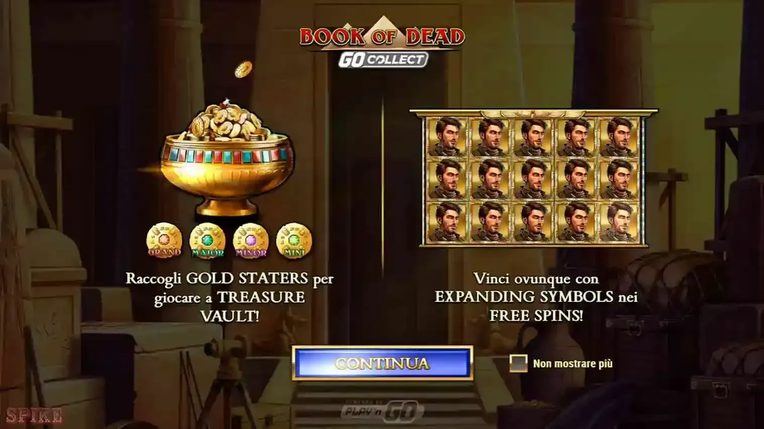 Book Of Dead GO Collect Slot Funzioni Speciali