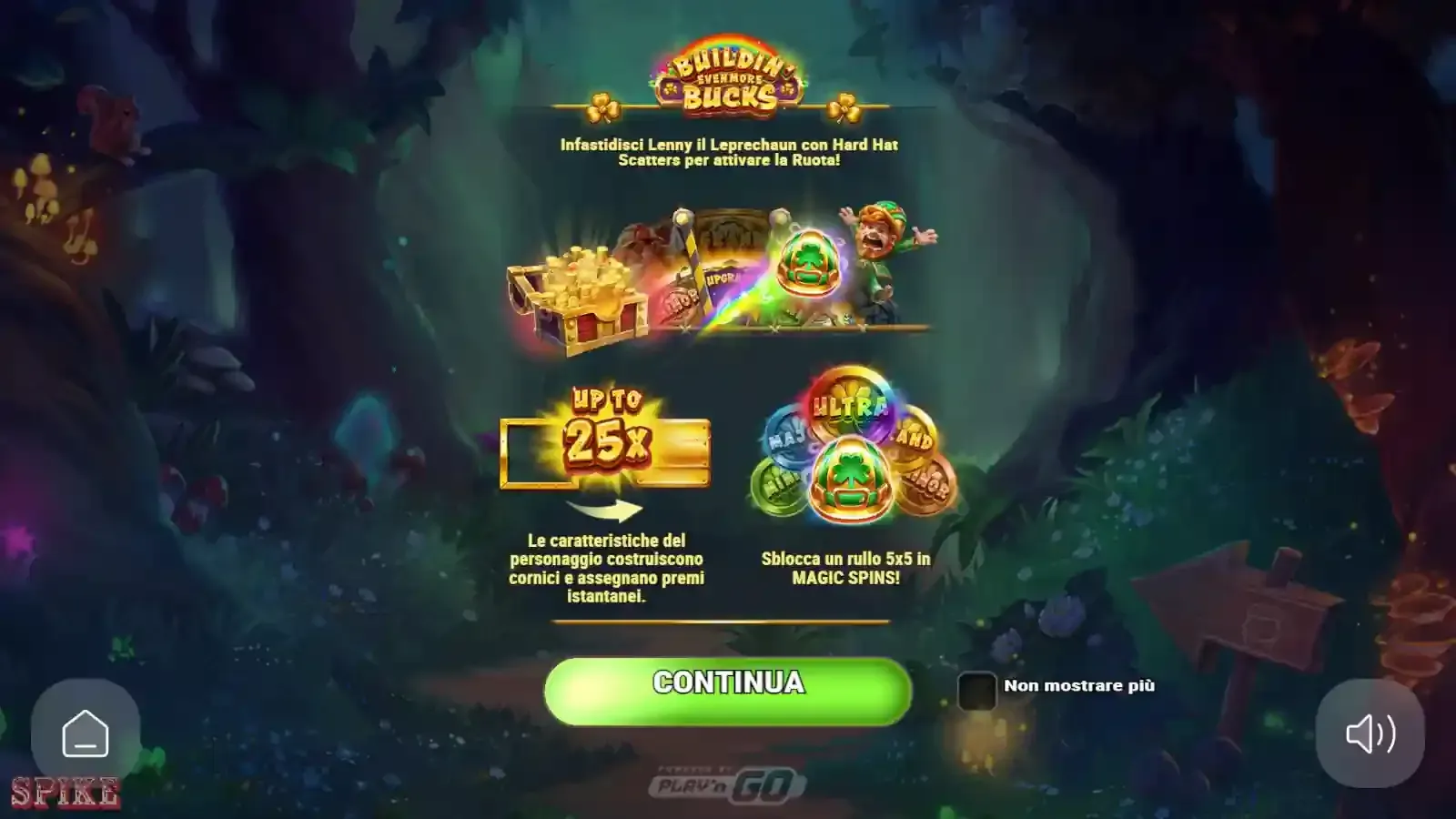 Buildin' Even More Bucks Slot Funzioni Speciali