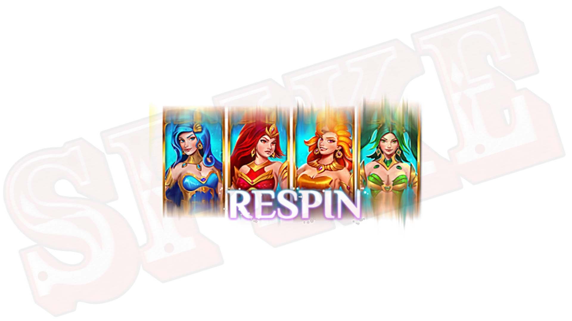 Enchanted Waters Slot Funzione Respin