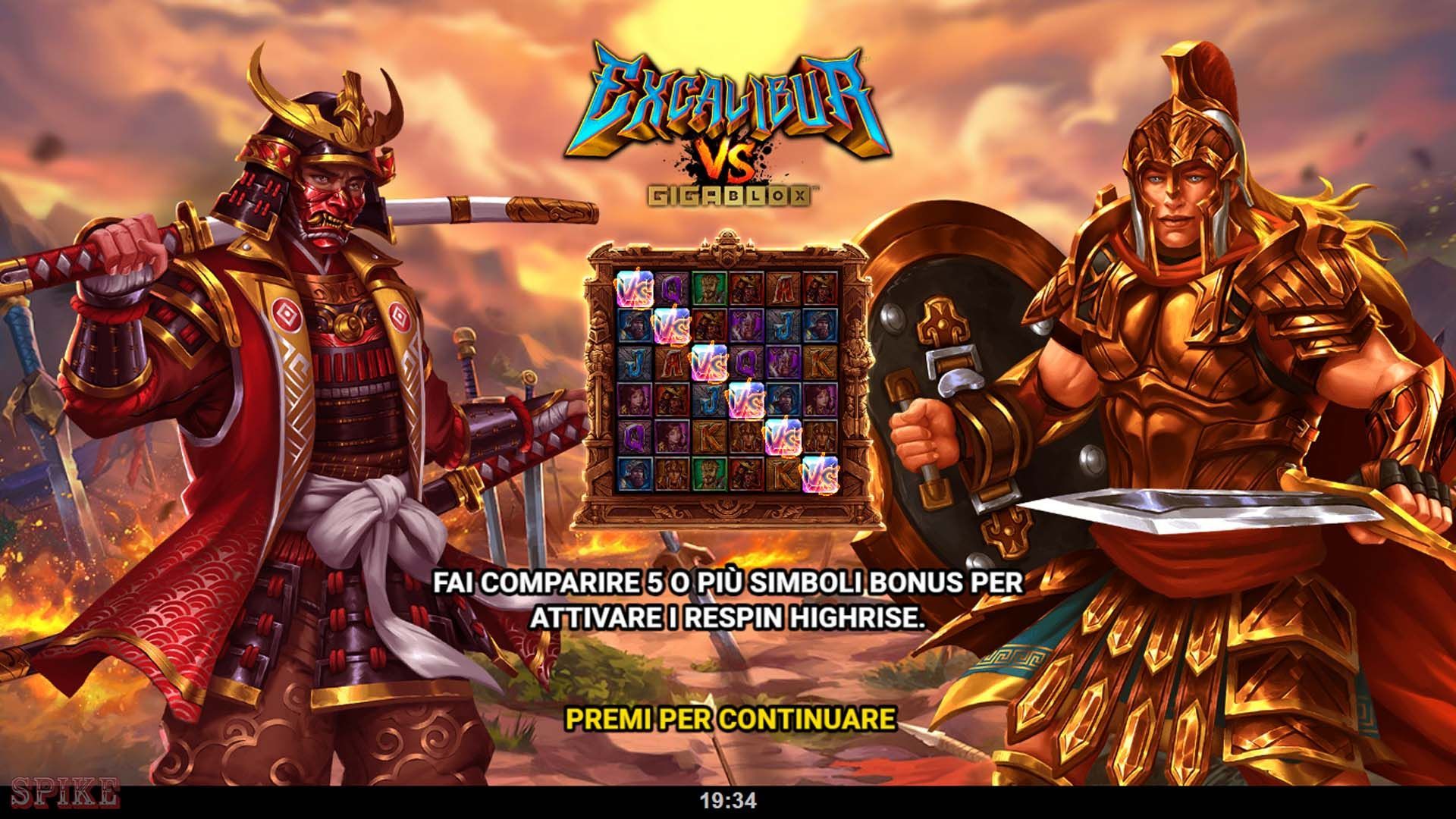 Excalibur VS GigaBlox Slot Gratis