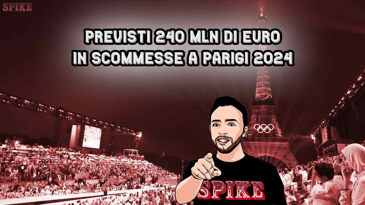 240 Milioni di € Scommesse Parigi 2024 Olimpiadi