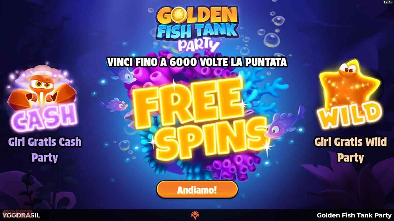 Golden Fish Tank Party Slot Gratis