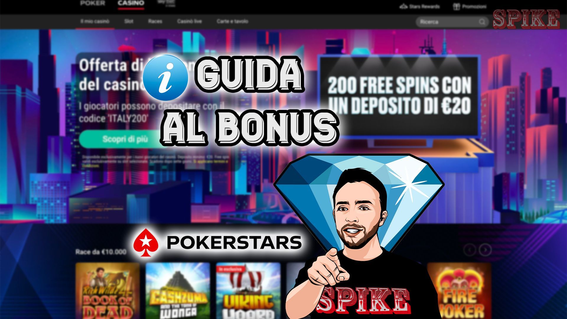 guida bonus pokerstars casino online
