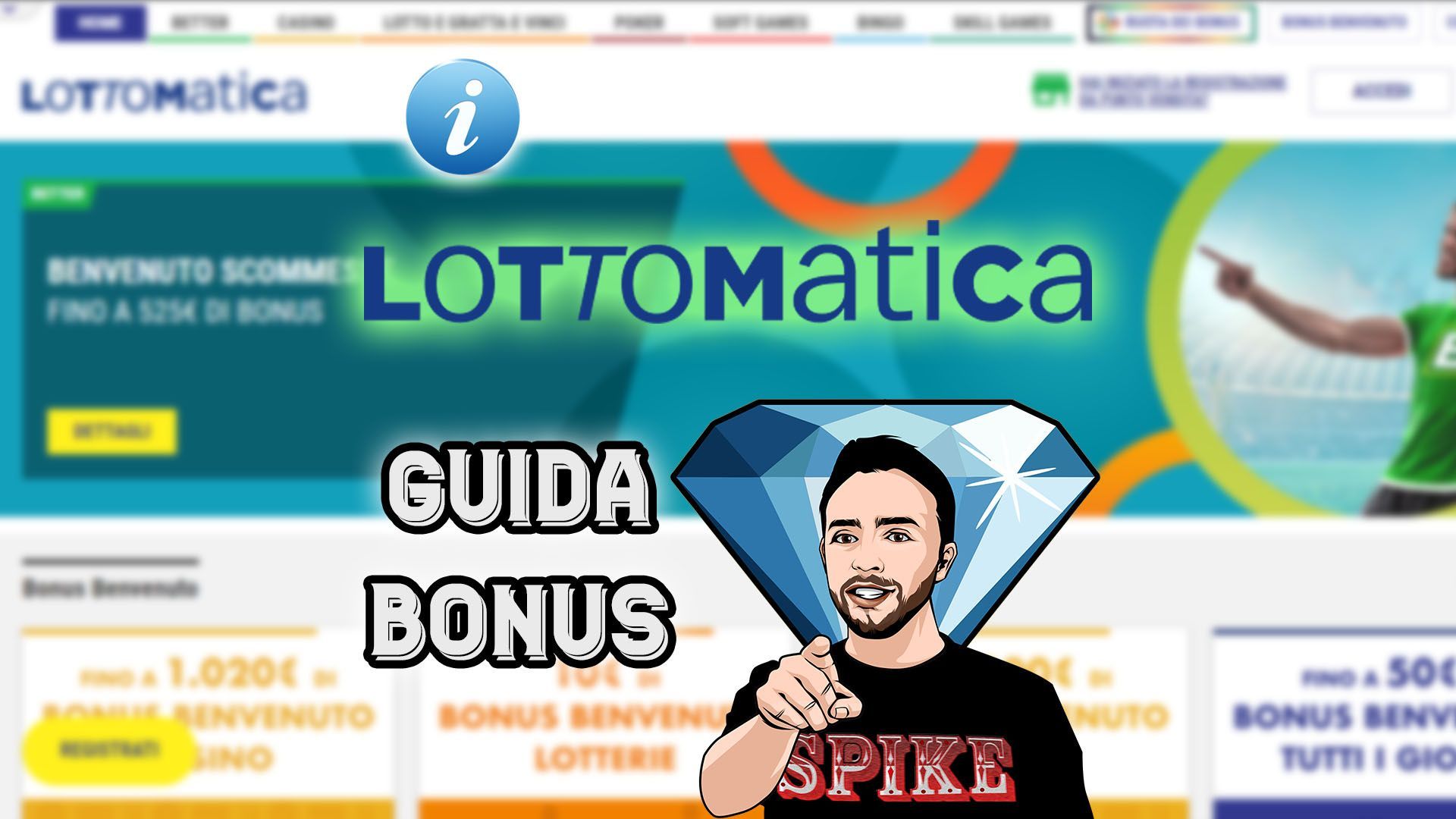 Guida al Bonus di Benvenuto Lottomatica Recensione