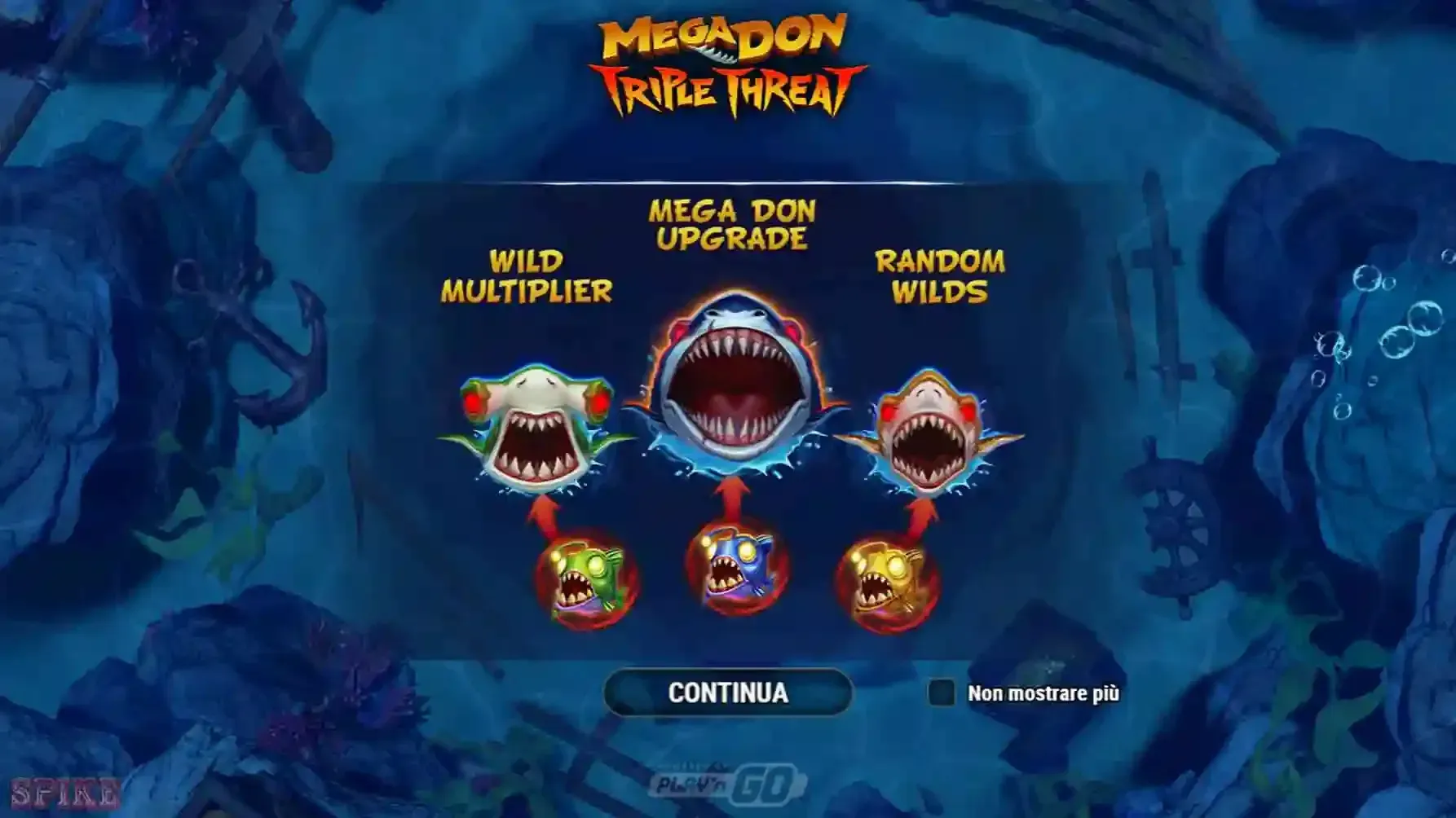 Megadon Triple Threat Slot Funzioni Speciali
