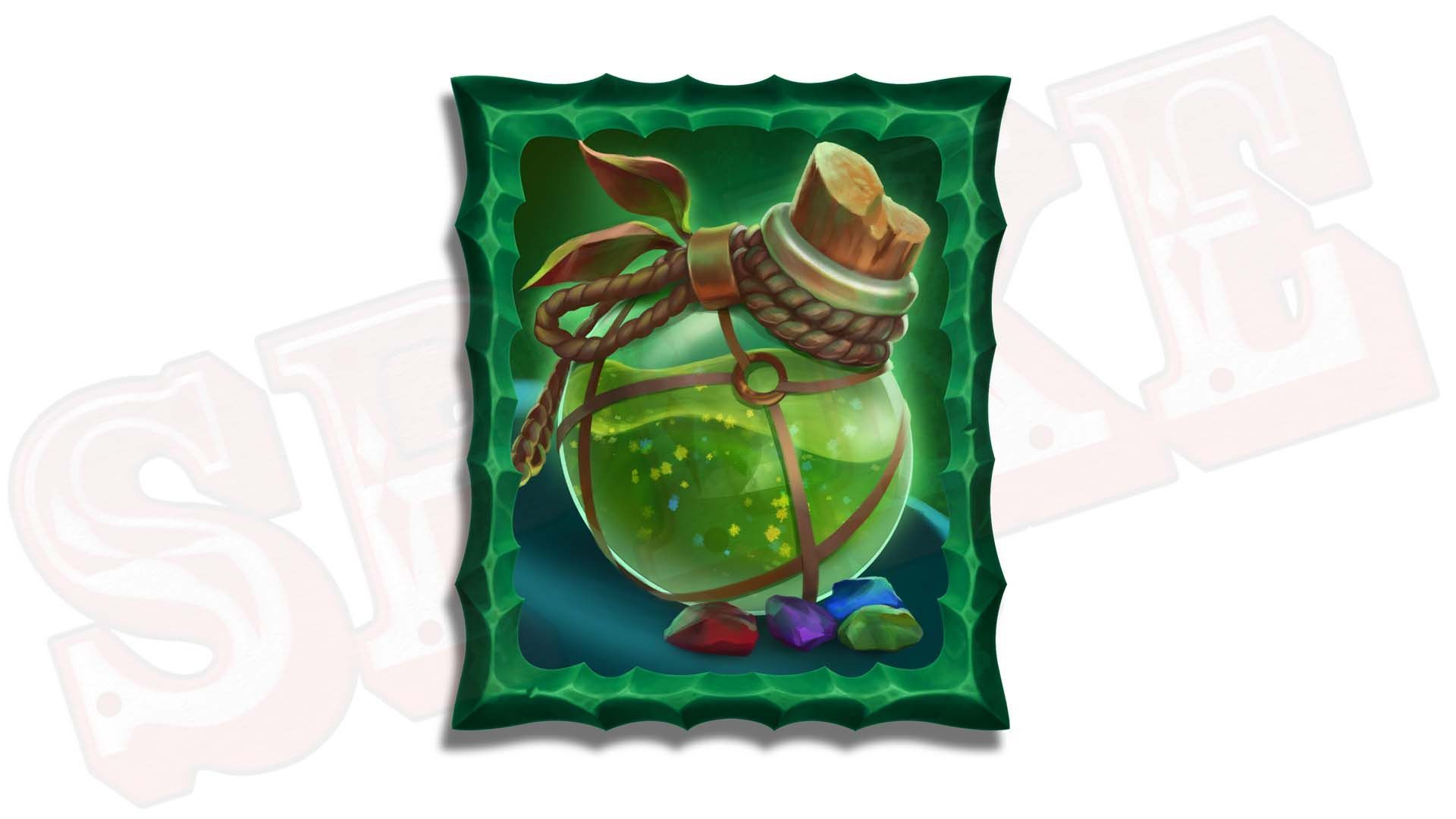 Merlin: Journey Of Flame Slot Simbolo Pozione