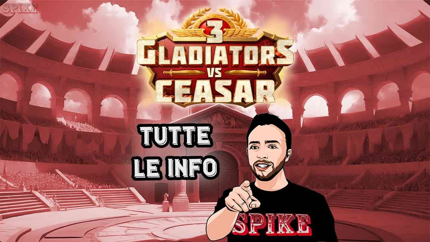 3 Gladiators vs Caesar Nuova Slot