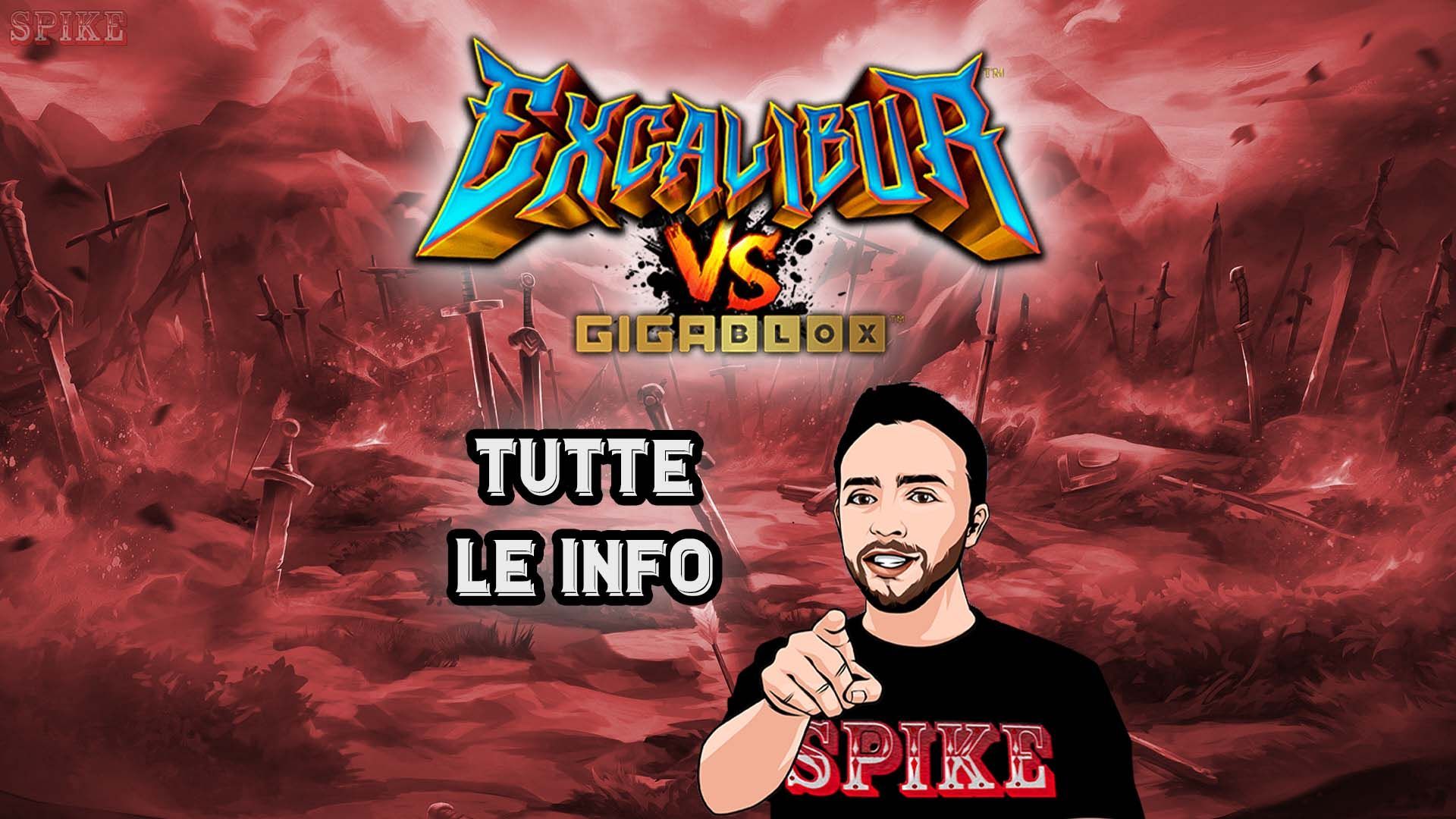 Excalibur VS GigaBlox Nuova Slot