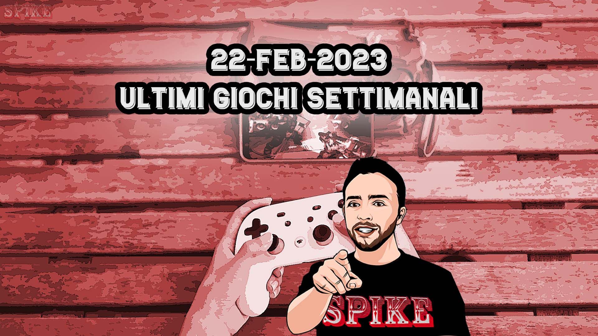 Nuove Slot Settimanali 22-feb-23