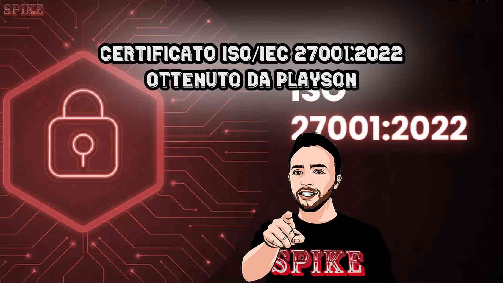 Playson Certificato ISO IEC 27001 2022