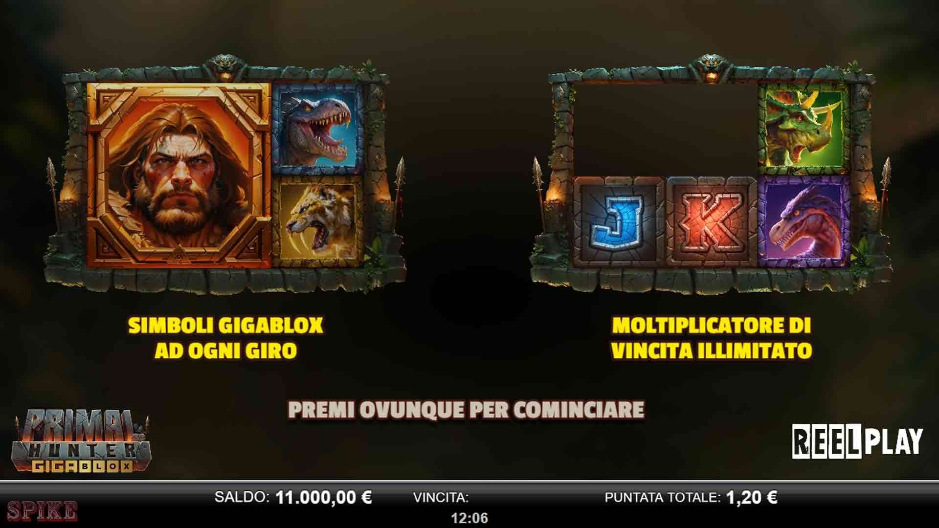 Primal Hunter GigaBlox Slot Gratis
