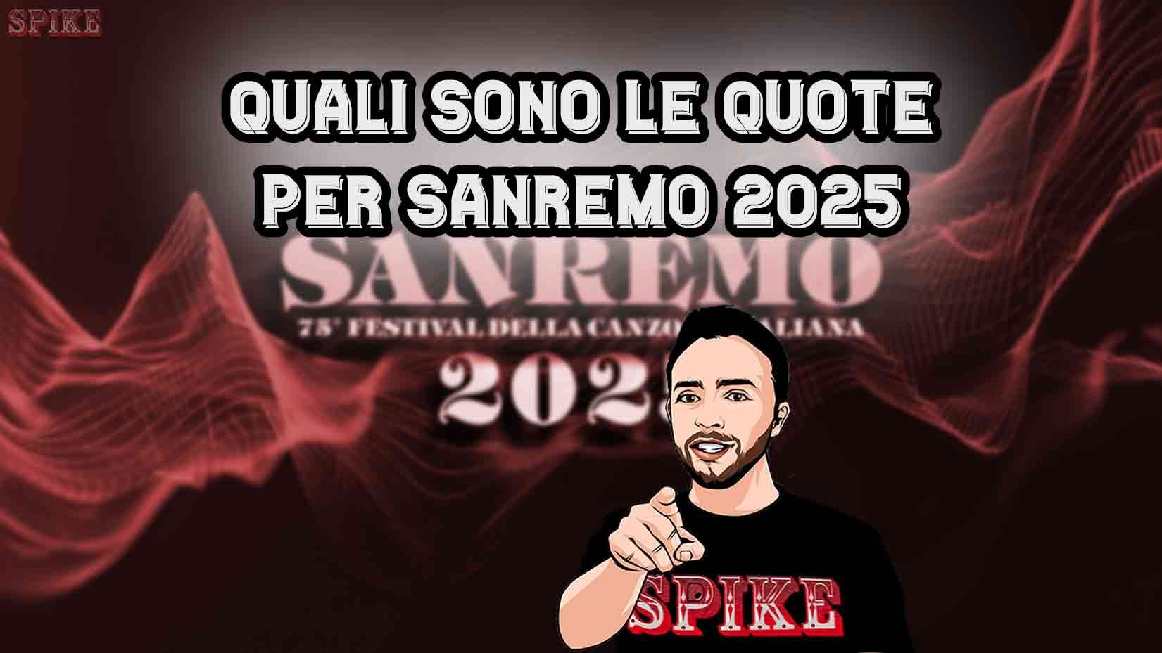 Quote Sportive Sanremo 2025