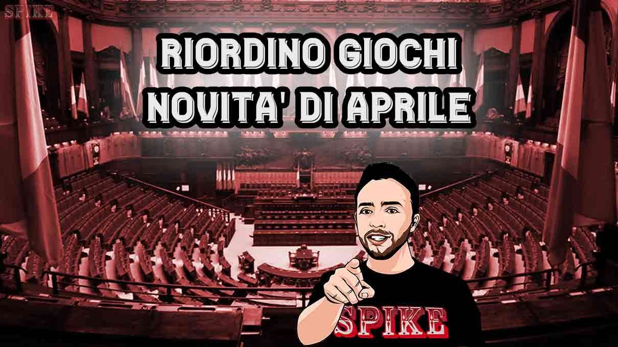 Riordino Giochi Novità Aprile 2024