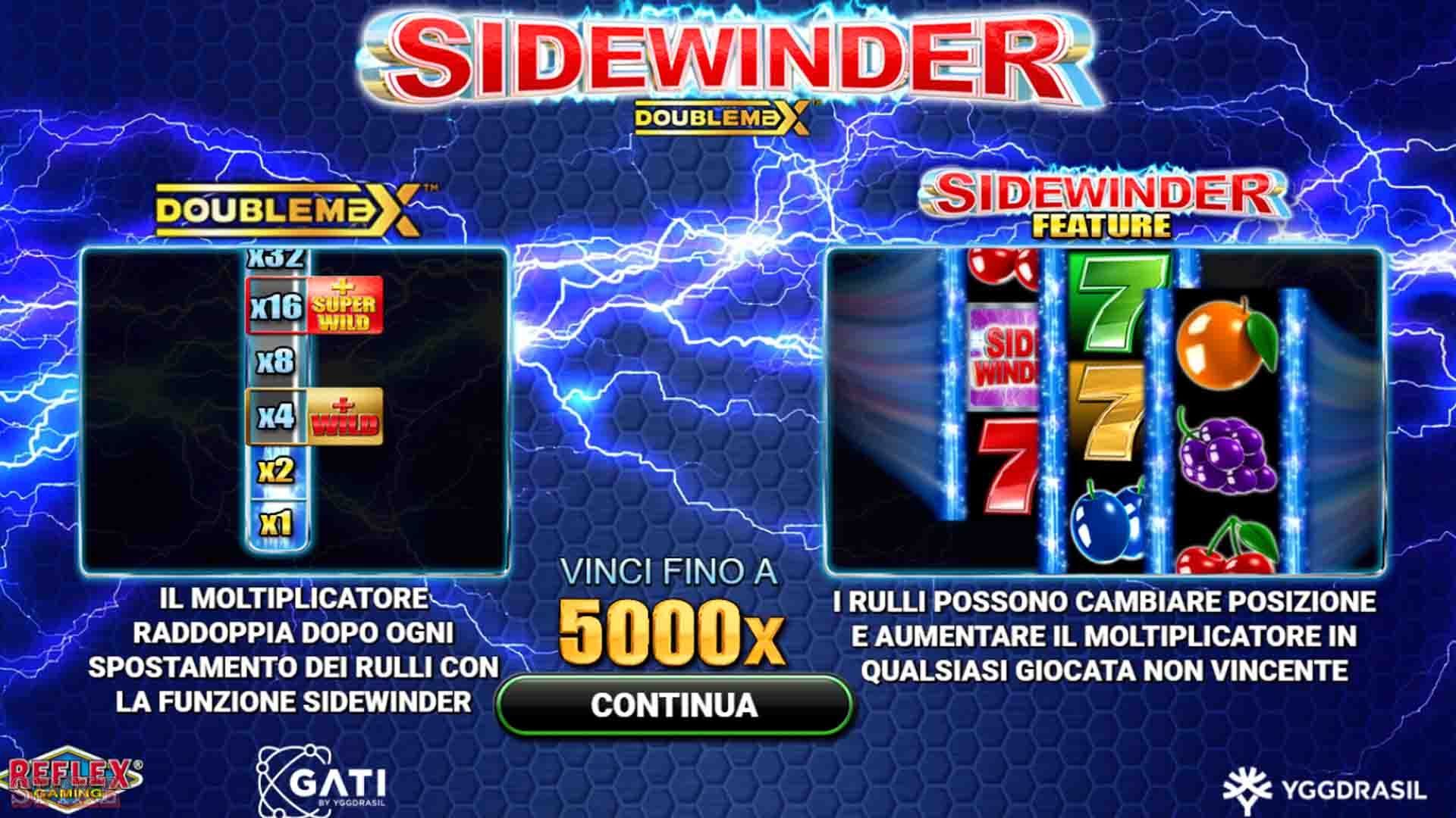 Sidewinder DoubleMax Slot Gratis