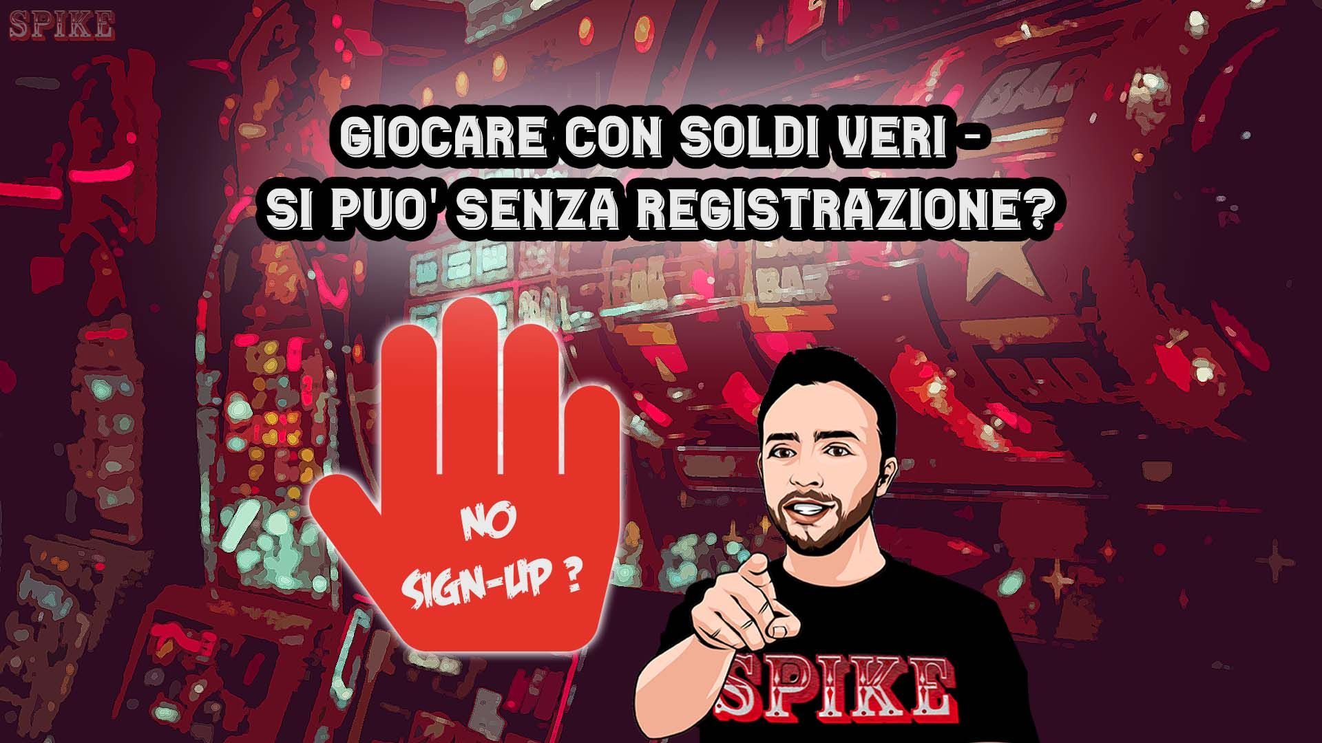 Soldi Senza Registrazione