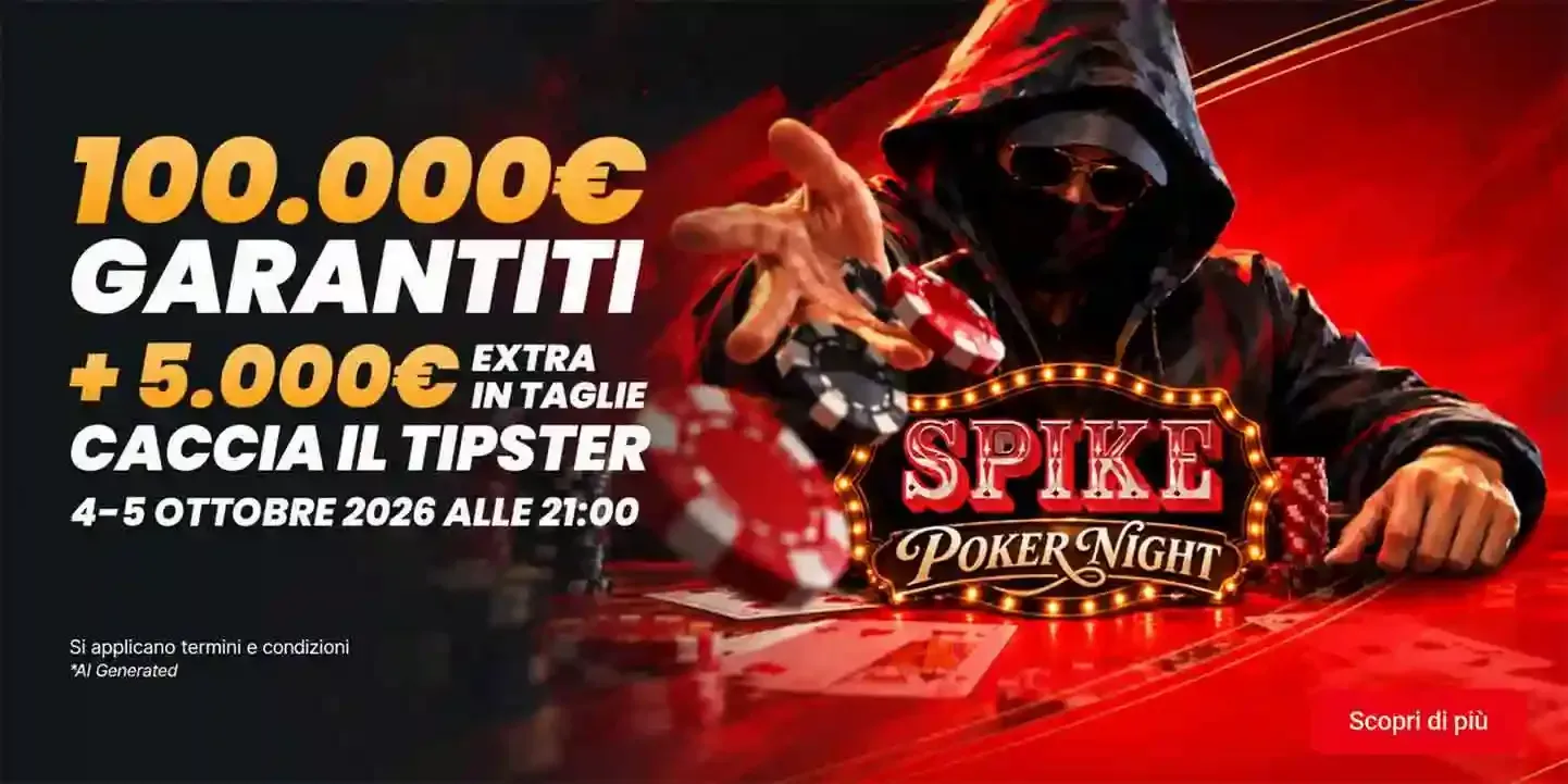 SPIKE Poker Night Ottobre 2026