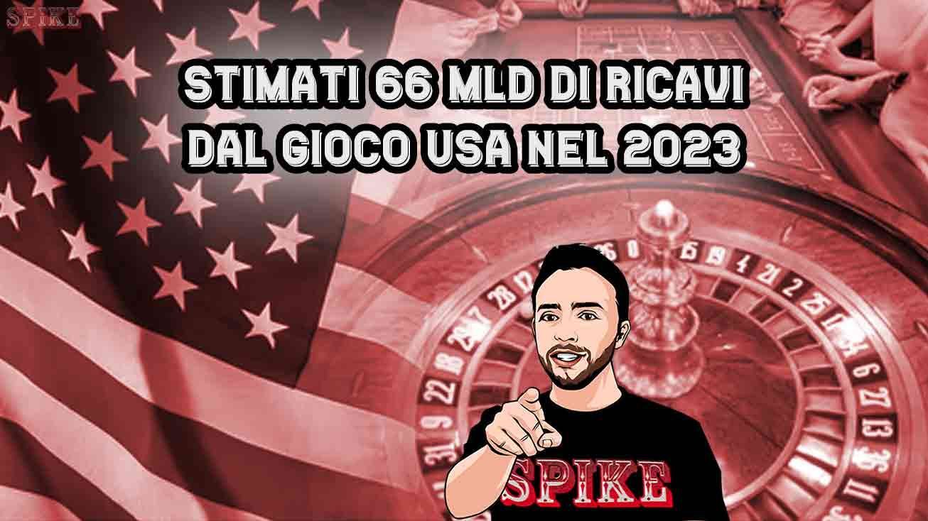 Ricavi 66 Miliardi USA Da Gioco 2023