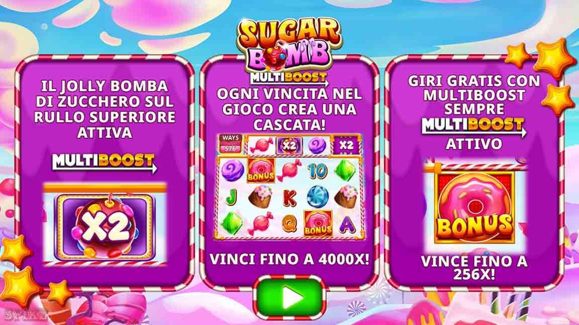 Sugar Bomb MultiBoost Slot Gratis