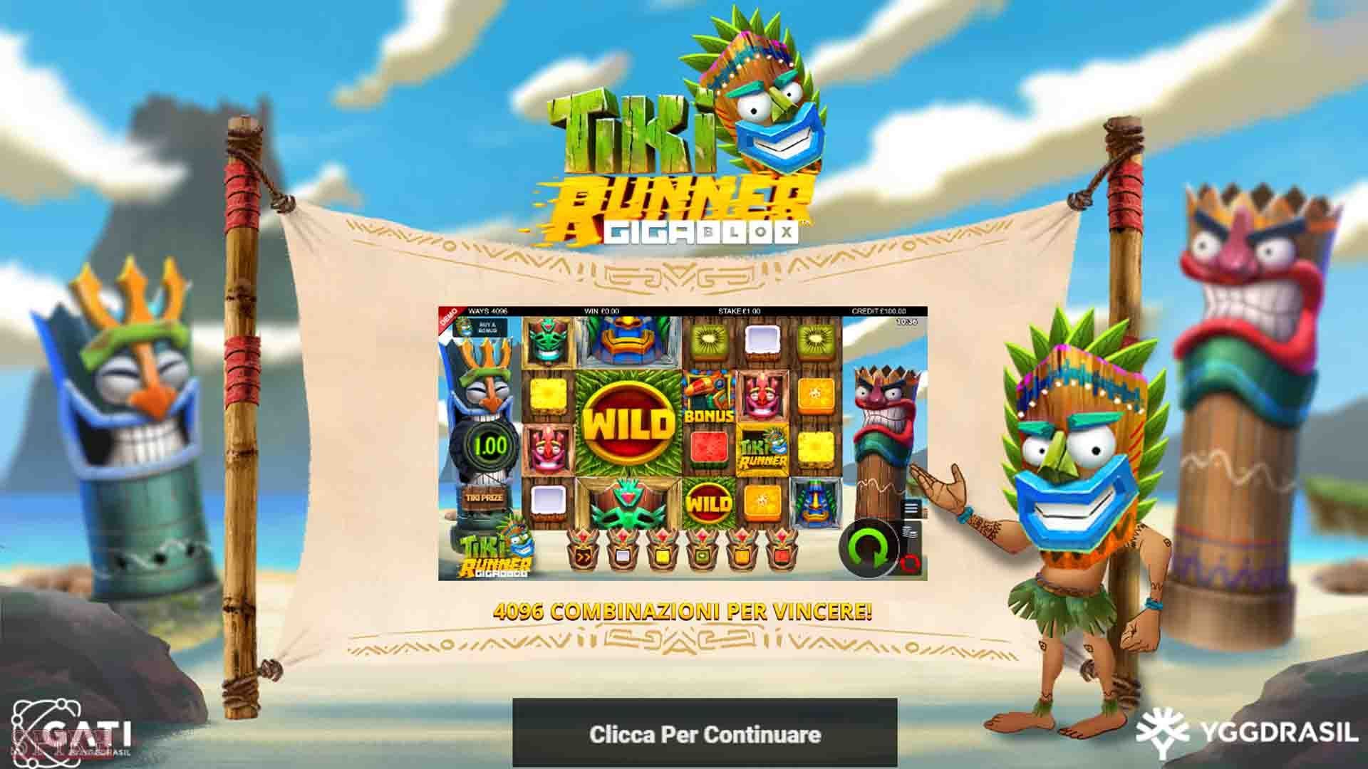 Tiki Runner GigaBlox Slot Gratis
