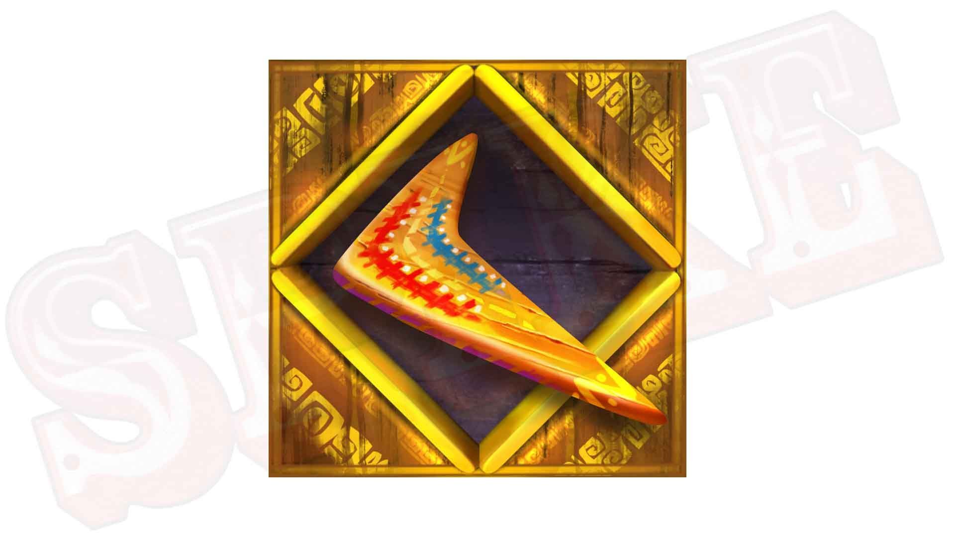 Tiki Runner GigaBlox Slot Simbolo Boomerang