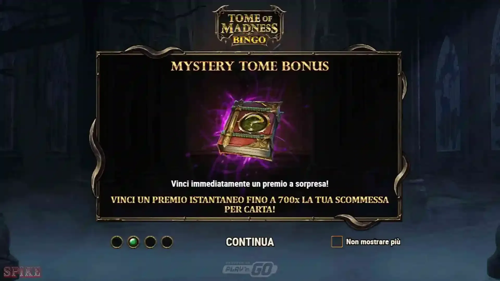 Tome Of Madness Bingo Slot Funzioni Speciali